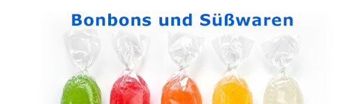 Bonbons und Süßwaren