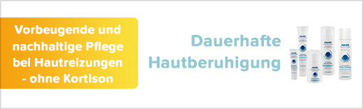 Dauerhafte Hautberuhigung