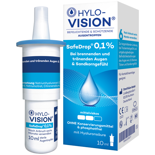 Hylo Vision Safedrop 0 1 Augentropfen Kosmedi24 Ist Die Versandapotheke Und Online Shop Fur Hochwertige Und Gunstige Kosmetik Bekannter Marken Hautpflege Gesichtspflege Korperpflege Medikamente Nahrungserganzungsmittel Vitamine Kindernahrung