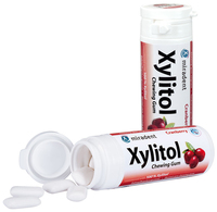 MIRADENT Xylitol Chewing Gum Cranberry