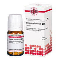 ZINCUM SULFURICUM D 12 Tabletten