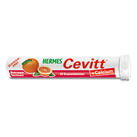HERMES Cevitt+Calcium Blutorange Brausetabletten