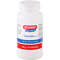MEGAMAX L-Carnitin 500 mg Tabletten
