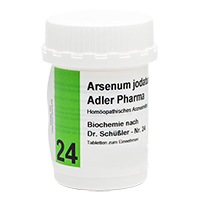 BIOCHEMIE Adler 24 Arsenum jodatum D 12 Tabletten