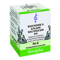 BIOCHEMIE 6 Kalium sulfuricum D 6 Tabletten