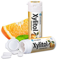 MIRADENT Xylitol Chewing Gum Frucht