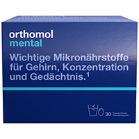 ORTHOMOL mental Granulat/Kapseln 30 Tage Kombip.