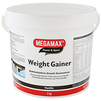 WEIGHT GAINER Megamax Vanille Pulver