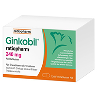 GINKOBIL-ratiopharm 240 mg Filmtabletten