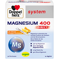 DOPPELHERZ Magnesium 400 DIRECT system Pellets