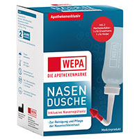 WEPA Nasendusche mit 10x2,95 g Nasenspülsalz