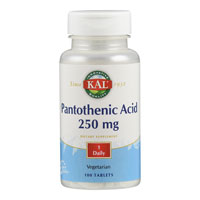 PANTOTHENSÄURE VITAMIN B5 250 mg Tabletten