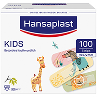 HANSAPLAST Kids Pflasterstrips Universal 1,9x7,2cm