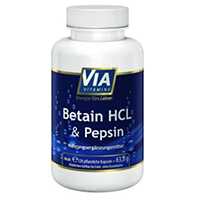 VIAVITAMINE Betain HCl & Pepsin Kapseln