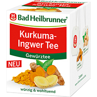 BAD HEILBRUNNER Kurkuma-Ingwer Tee Filterbeutel