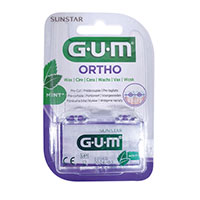 GUM Ortho Wachs mint