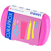 CURAPROX Travel-Set rosa