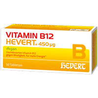 VITAMIN B12 HEVERT 450 µg Tabletten